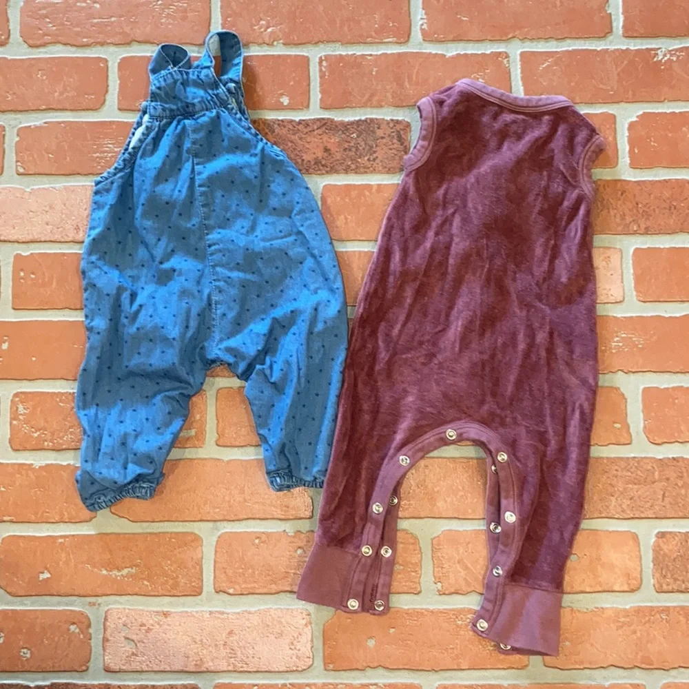 Kate Quinn & Zara sleeveless romper 0/3m babygirl bundle!!